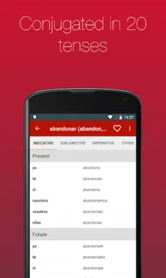 Spanish Verbs android App screenshot 14