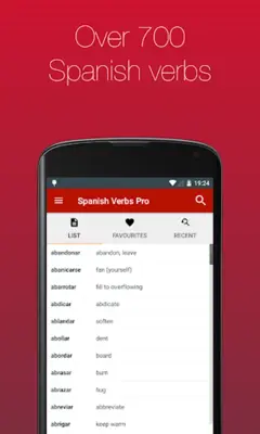 Spanish Verbs android App screenshot 16